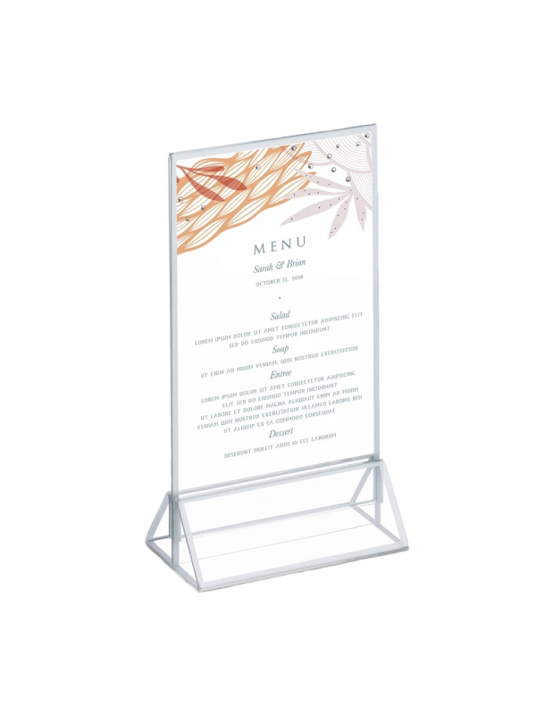 Espositore bifacciale A5